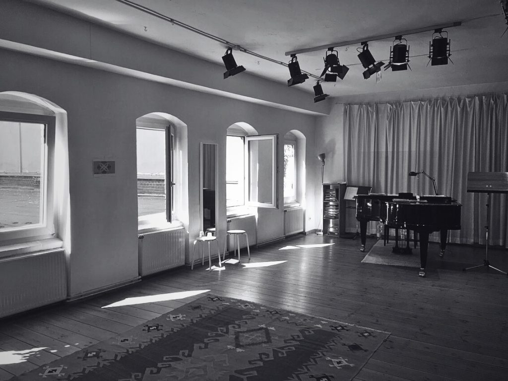 Probenraum für "Bühneneingang"